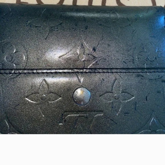 Louis Vuitton Monogram Mat Portefeiulle Elise Trifold Wallet EUC - Picture 9 of 9